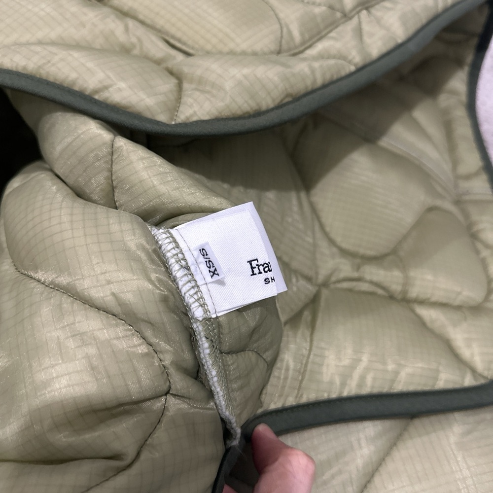 PRICE FIRM-THE FRANKIE SHOP TEDDY QUILTED JACKET - Picture 14 of 15